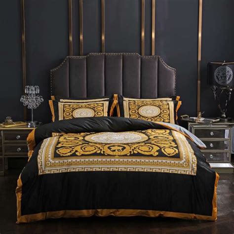 versace duvet replica|versace bedding set king.